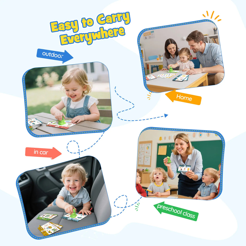 Interactive Dino Phonics Reader Set – Tap-to-Read Learning Cards & Stickers