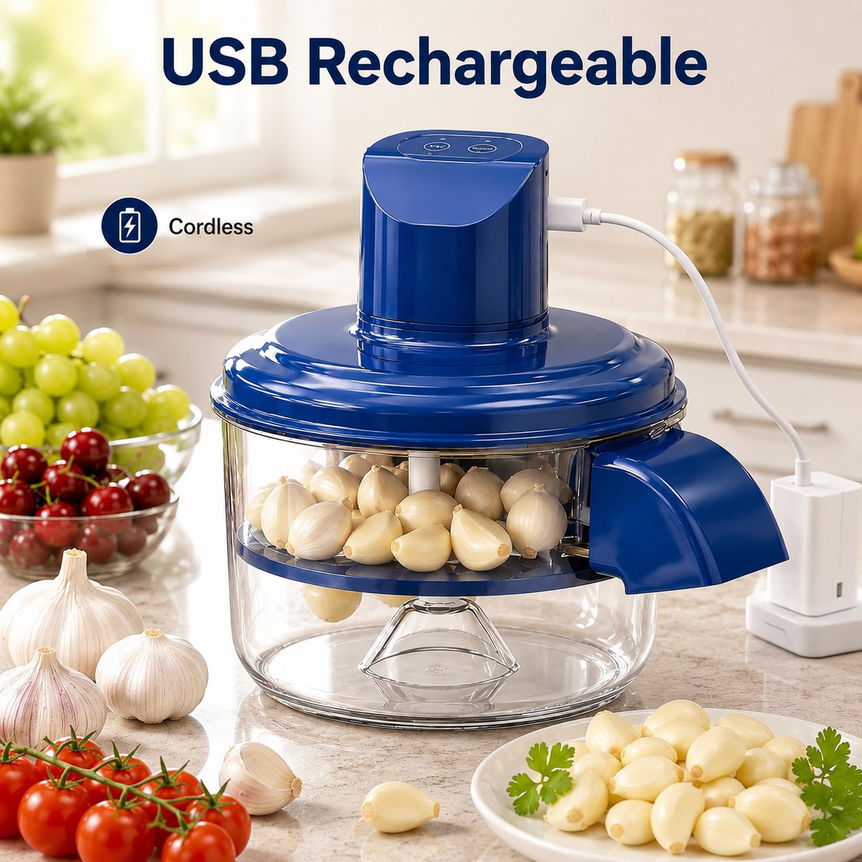 🧄🍇No More Peeling by Hand⚡Electric Peeler