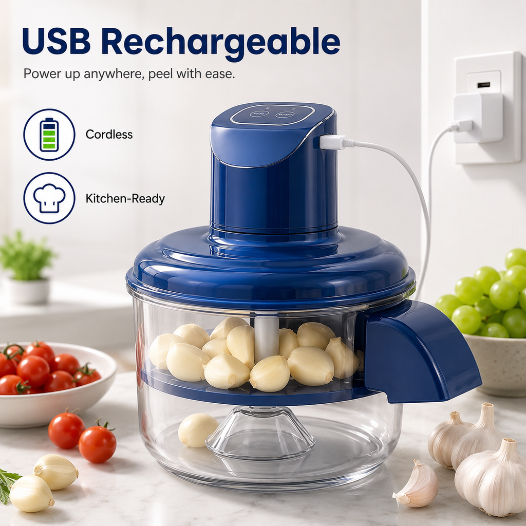 🧄🍇No More Peeling by Hand⚡Electric Peeler