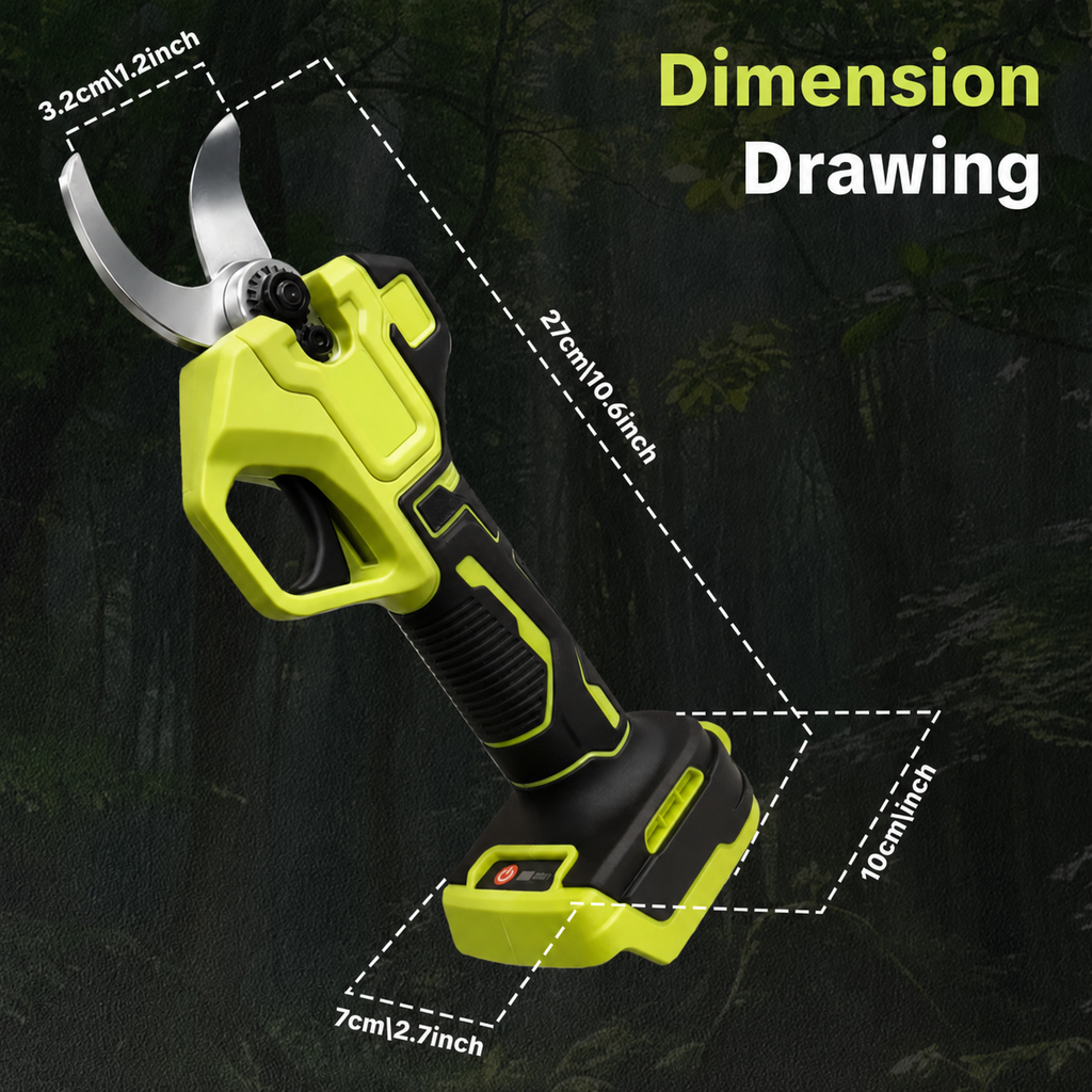 ✂️🌳Cordless Electric Pruning Shears – 21V Battery Powered Garden Cutter