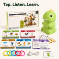 Interactive Dino Phonics Reader Set – Tap-to-Read Learning Cards & Stickers