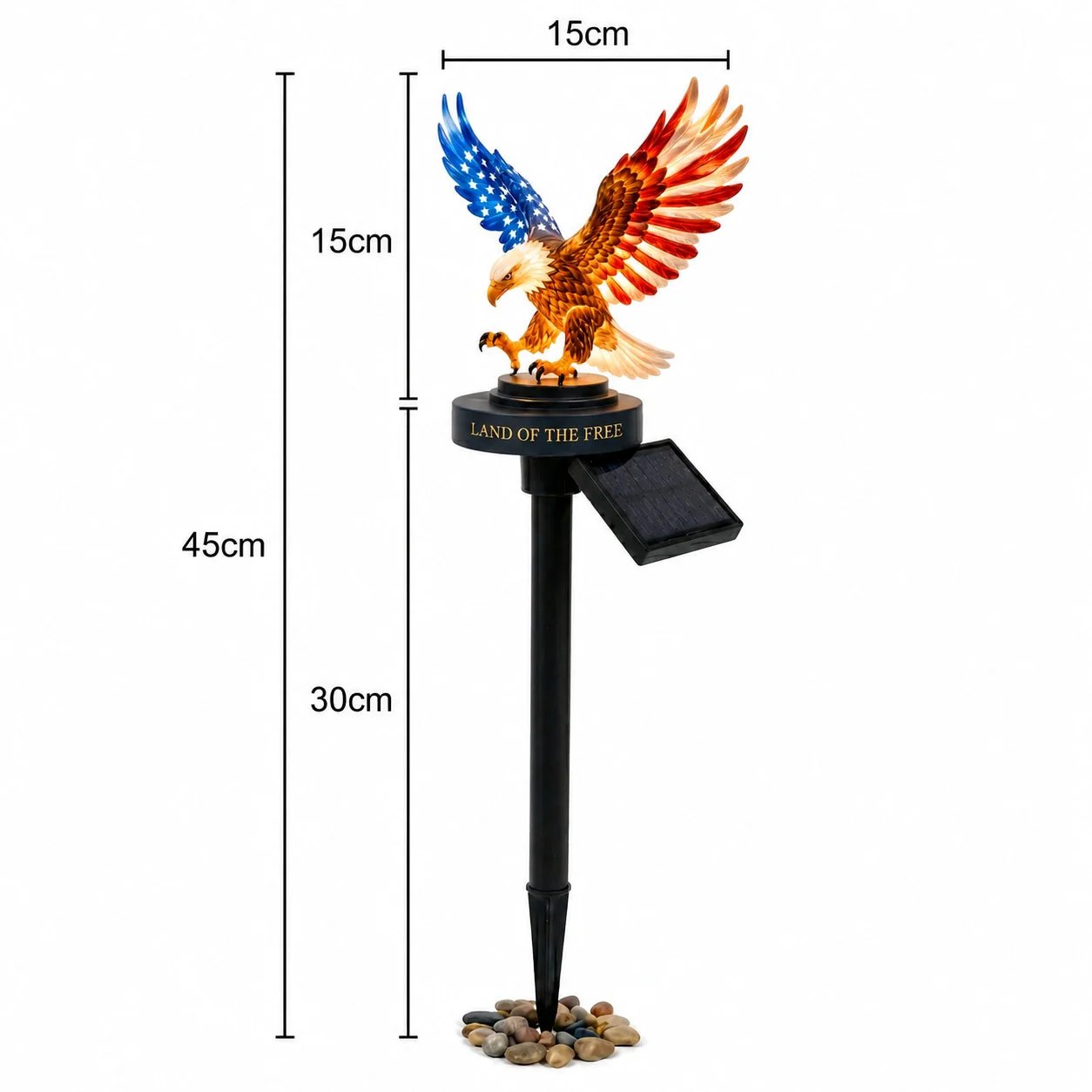 Solar Eagle Garden Light